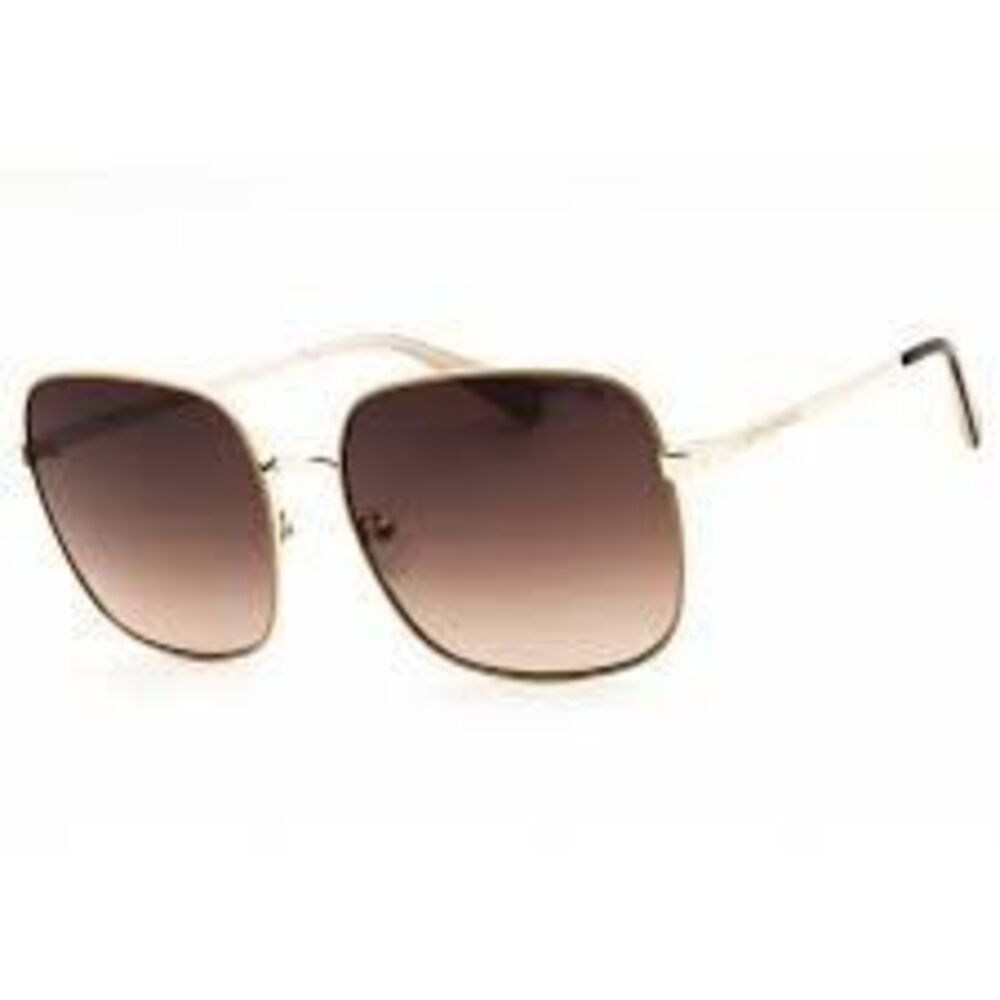 Kenneth Cole Women's Sunglasses Thin Gold Metal Square Frame Summer Classic NEW